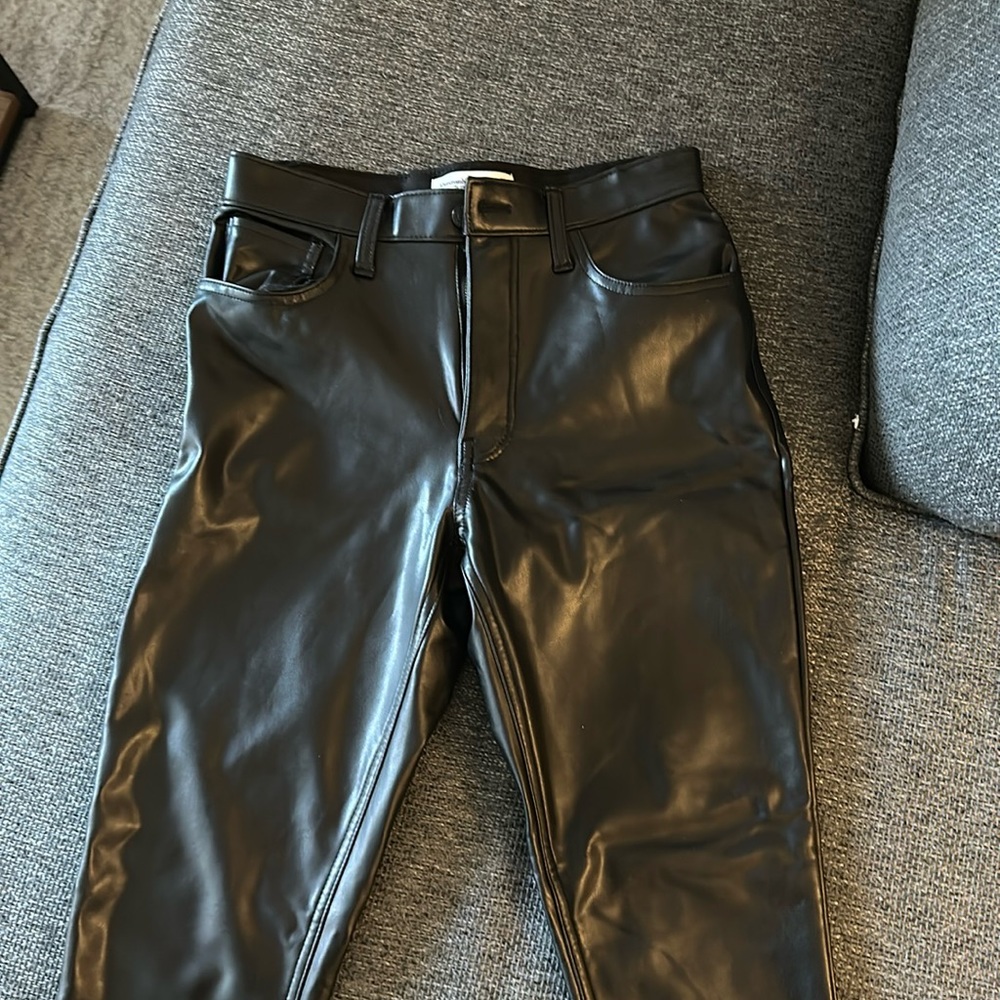Vegan Leather Pants